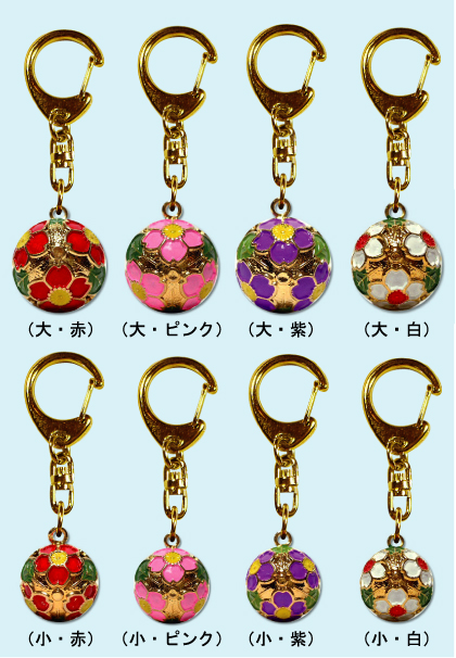 芝桜鈴キーホルダー